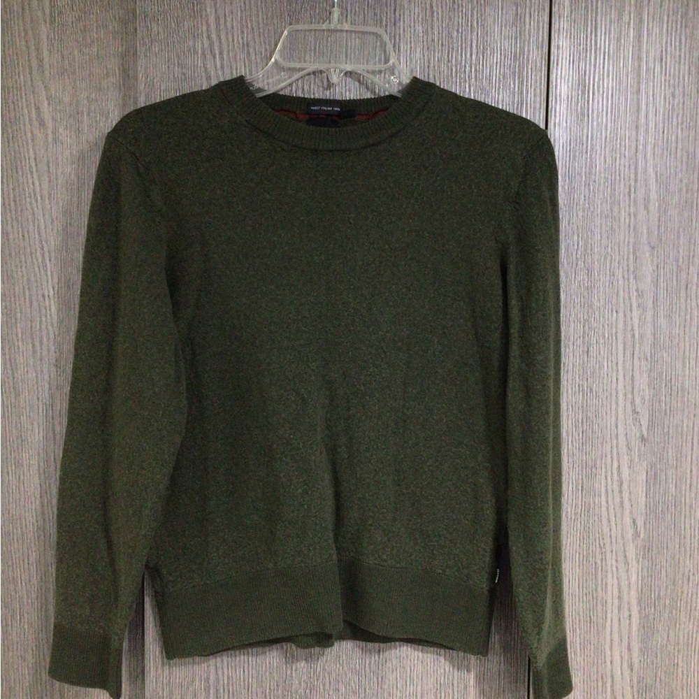 Hugo Boss Olive Knit Sweater